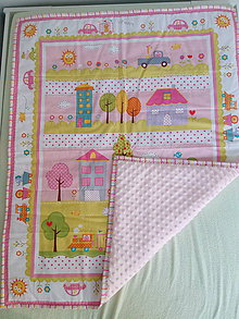 Detský textil - Deka pre dievčatko - 10568979_