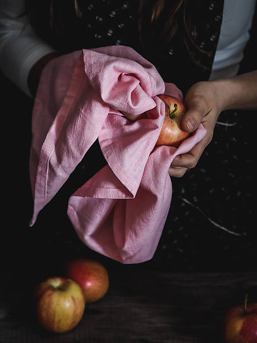 Úžitkový textil - Ľanová utierka - 10570409_