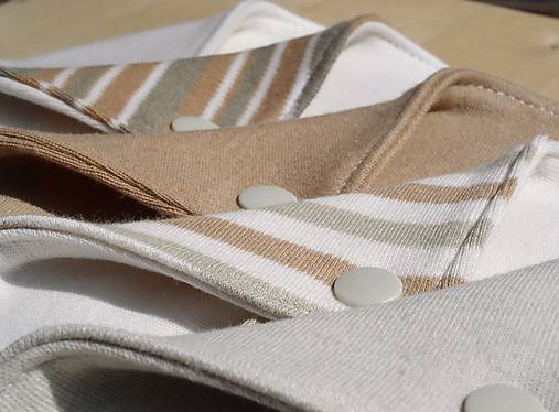 Úžitkový textil - Slipová dámska vložka, biobavlna kompostovateľná - 10571697_