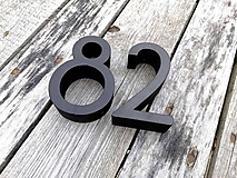 Tabuľky - Číslo na dom: Samostatná číslica Slim (35 cm) - 10576572_
