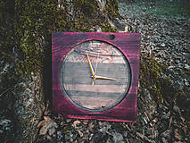 Hodiny - Rose - Smrekové drevené hodiny - 10578246_