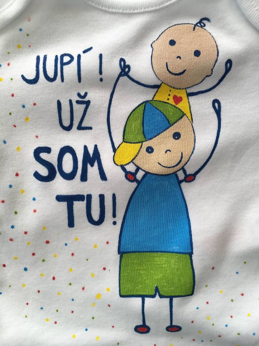 Súrodenecké duo tričiek pre veľkého brata a malého súrodenca 