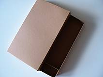 Úložné priestory & Organizácia - jednoduchá krabička s priečinkom - 10579931_