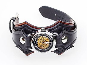 Náramky - Steampunk hodinky - 10582167_