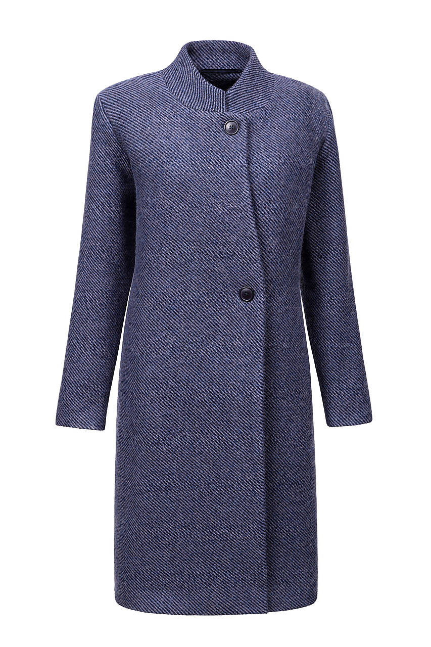 Modro fialový kabát