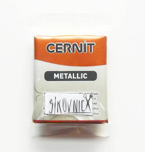 Cernit 56 g, METALLIC (metalická bronzová 058)