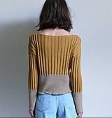 Svetre a kardigány - žltobéžový pulover - 10584706_
