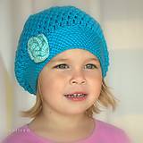 Detské čiapky - Úžasná ~ háčkovaná baretka/čiapka - 10595928_