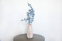 Dekorácie - Betónová váza Flores Marble - 10596218_