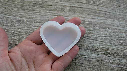  - Silikónová forma srdce, 6x5 cm, 1 ks - 10597961_