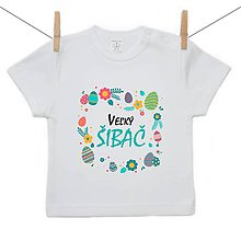Detské oblečenie - Originálne Veľkonočné tričko Veľký šibač - 10599565_