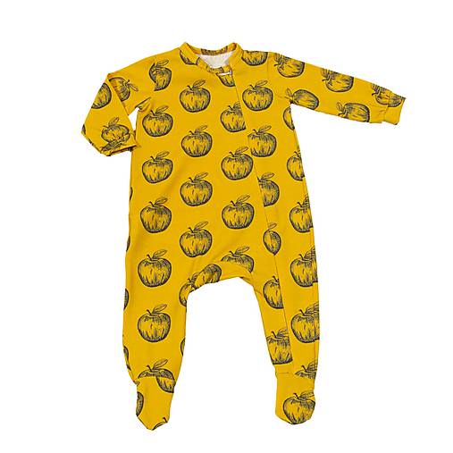 Detské pyžamko apples mustard (116)