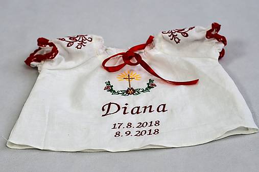 Detské oblečenie - Krstná košieľka - 10608559_