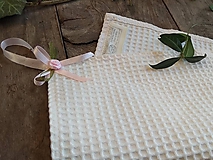Úžitkový textil - Vaflový obrúsok/uterák - 10607073_