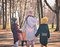 Detské oblečenie - Jarná rastúca prešívaná bunda  (Bordová) - 10610089_