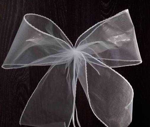 Dekorácie - mašle na kľučky auta - 10609314_