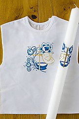 Sviečky - Set na krst Gospel Blue - 10613502_