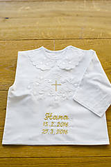 Sviečky - Set na krst Patience zlatý - 10613619_