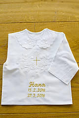 Detské oblečenie - Košieľka na krst Soft - 10613675_