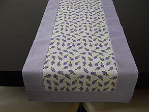 Úžitkový textil - Štóla - Drobné levanduľky - 10614363_