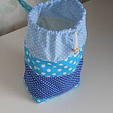 Úžitkový textil - Vrecko*Modré* - 10617411_
