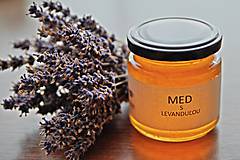 Včelie produkty - Med s levanduľou - 10616543_
