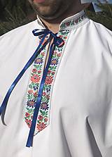 Pánske oblečenie - Folklórna košeľa pánska Alojz 2 - 10617517_