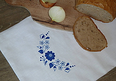 Úžitkový textil - Ramia chlebník Rozkvitnutý oblúčik - 10620637_