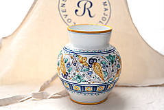 Dekorácie - Váza s habánskym dekorom - 10618999_