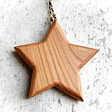 Dekorácie - Plná drevená hviezda - 10619950_