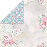Papier - scrapbook papier Pastel Wedding 01 - 10627907_