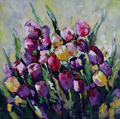 Obrazy - Tulipány - 10626327_