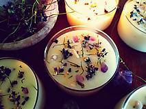 Svietidlá a sviečky - Vypredané Fialková záhrada s ametystom - 10627226_
