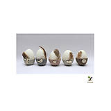 Dekorácie - Mini košíčky na vajíčka (100% biobavlna), 6 ks - 10632465_