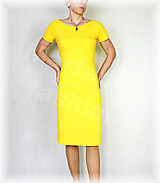 Šaty - Šaty volnočasové vz.431 (nové barvy) (Žltá) - 10637237_