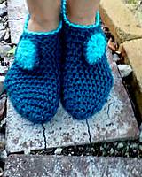Papuče - modré