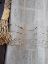 Úžitkový textil - Ľanová záclona Magical Nature - 10644396_