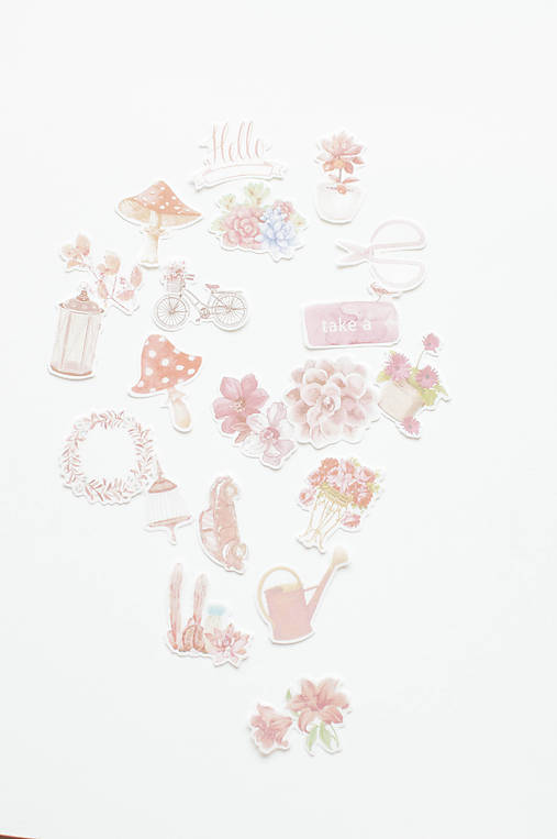 Papier - Samolepka set "vintage garden" - 10646682_
