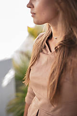 Šaty - Šaty z pobrúseného materiálu - 10648073_