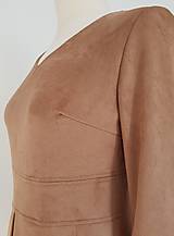 Šaty - Šaty z pobrúseného materiálu - 10648081_