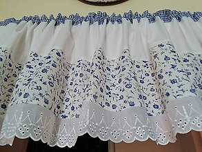 Úžitkový textil - záclonka cibulák - 10655951_