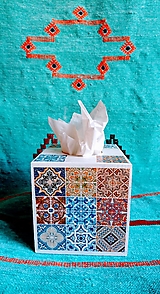 Box na vreckovky "Maroko White Nr.1"  
