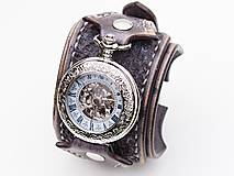 Náramky - Steampunk vreckové/náramkové hodinky II - 10657632_