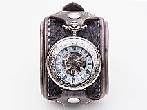 Náramky - Steampunk vreckové/náramkové hodinky II - 10657633_
