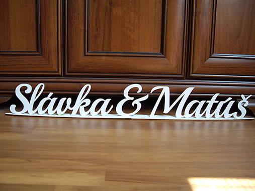 Dekorácie - Nápis z dreva - dekorácia - 10657001_