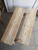 Nábytok - lavica zo starého dreva  / príručný stolík - 10663840_
