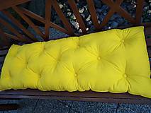 Úžitkový textil - Sýto žltý podsedak - 10670178_