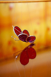 Dekorácie - Motýľ Tiffany - 10670610_