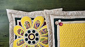 Úžitkový textil - Krajina divých kvetov No.8- vankúš - 10668848_
