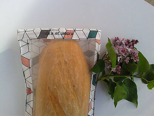  - Vrecko na chlieb a pečivo - geometria (1kg chlieb 23x42 cm) - 10678217_